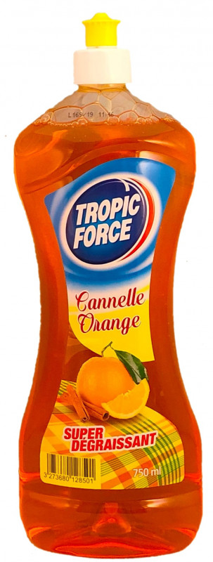 Tropic Force - Liquide vaisselle Canelle/orange