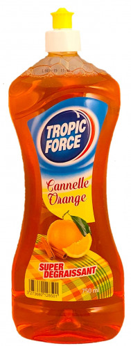 Tropic Force - Liquide vaisselle Canelle/orange