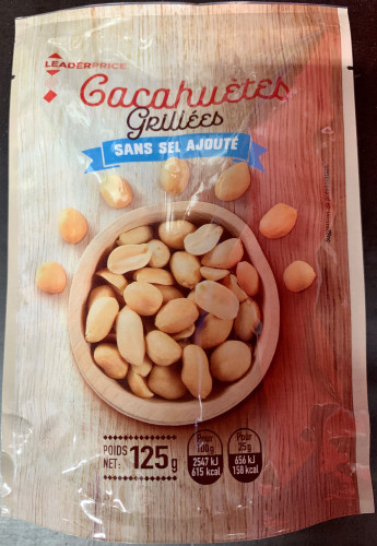 Cacahuètes grillées sans sel – 100g