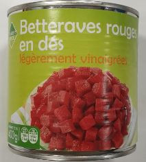 Leader Price - Betteraves rouges en dés