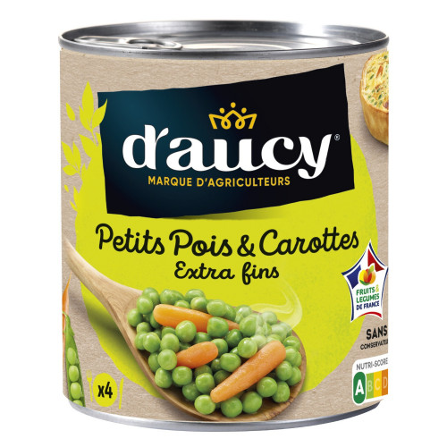 D'aucy - Petits pois carottes extra-fins