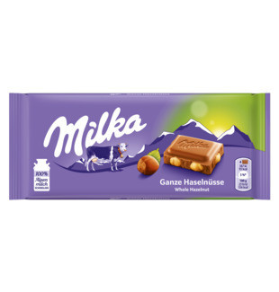 Milka - Tablette chocolat au lait & noisette