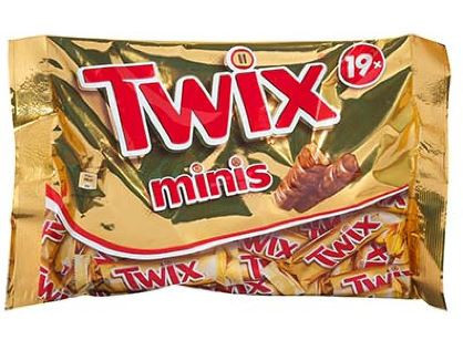 Twix - Minis barres au chocolat & caramel