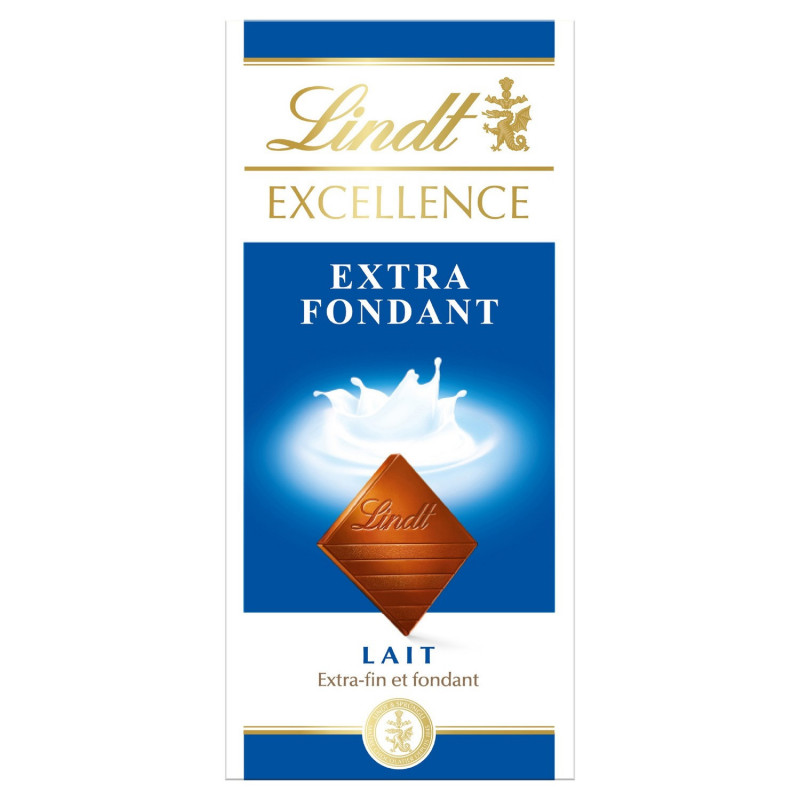 Lindt Excellence - Tablette chocolat au lait extra fondant