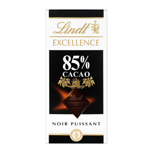 Lindt - Tablette chocolat noir 85%