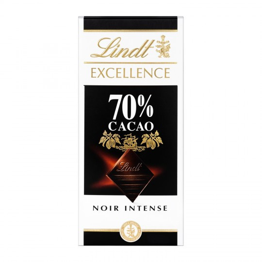 Lindt Excellence - Tablette chocolat noir 70%