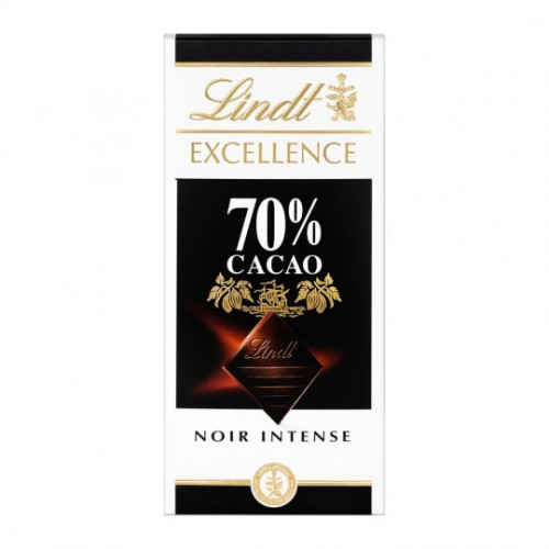Lindt - Tablette chocolat noir 70%