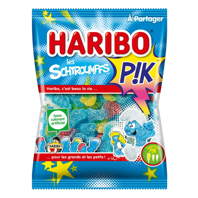 Haribo - Bonbons Schtroumpfs pik