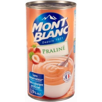 Mont Blanc - Crème dessert praliné