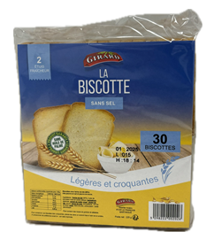 Girard - Biscottes sans sel