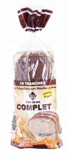 Leader Price - Pain de mie complet
