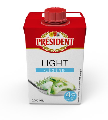 Président - Crème liquide légère 4% MG