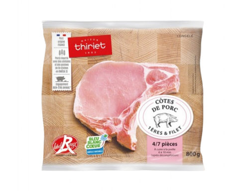 Thiriet - Côtes de porc premières et filet Labellisées