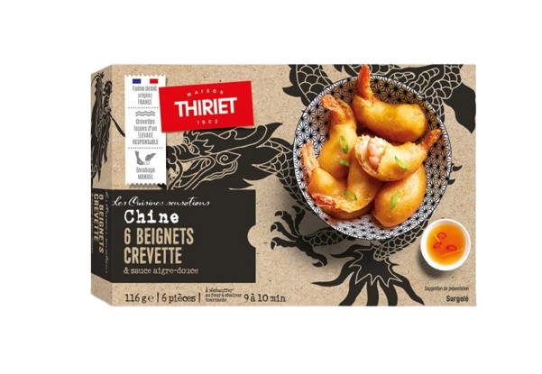 Thiriet - 6 beignets de crevette asiatiques