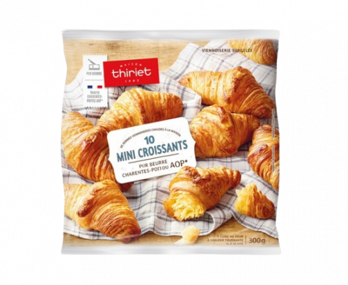 Thiriet - 10 mini croissants pur beurre