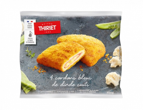 Thiriet - 4 Cordons bleus de dinde cuits