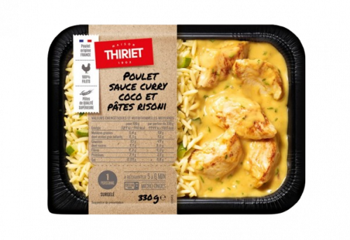 Thiriet - Poulet sauce curry coco et pâtes risoni