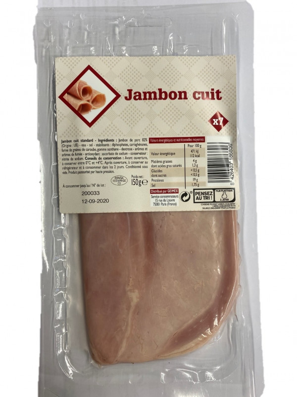 Leader Price - Jambon cuit