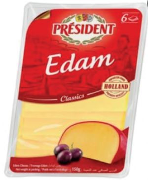 Président - Édam en tranches