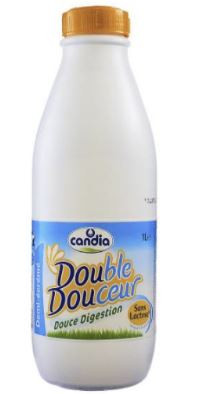 Candia - Lait demi-écrémé Double douceur 1L