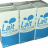 Lait UHT demi écrémé 6x1L