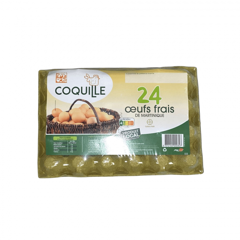 Coquille - Œufs frais locaux Calibre Petit
