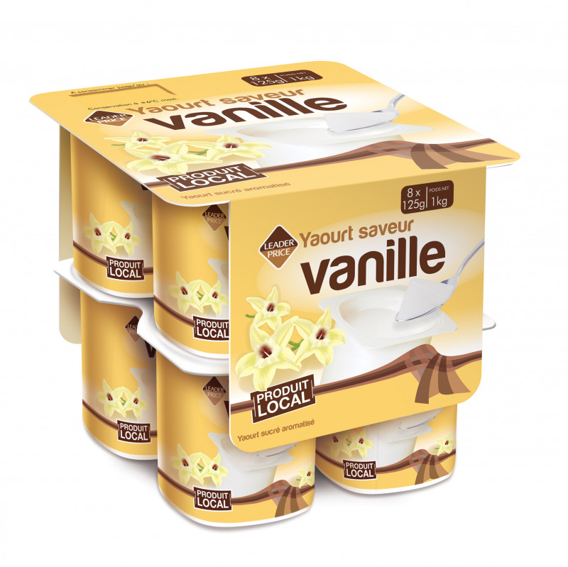 Leader Price - Yaourt vanille