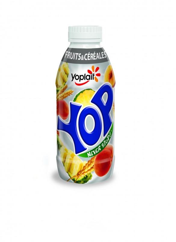 Yoplait - Yaourt à boire fruits & céréales