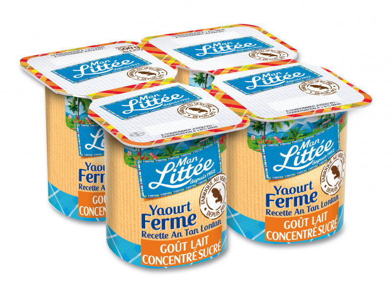 Man Littée - Yaourt nature sucré Antan Lontan