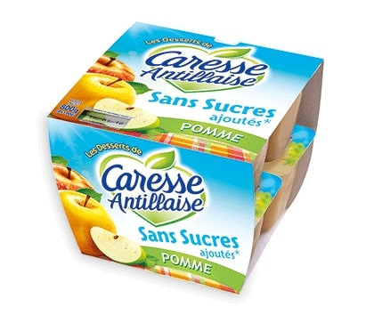 Caresse Antillaise - Compote pomme sans sucre