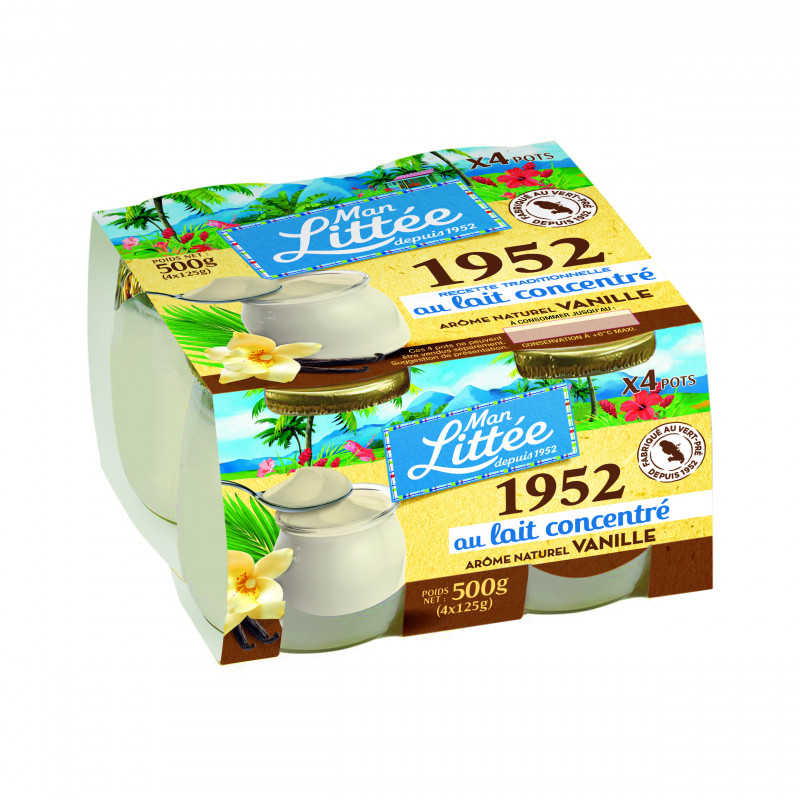 Man Littée - Yaourt vanille au lait concentré