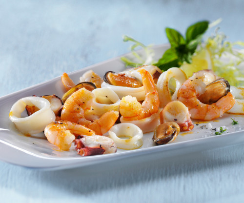 Cocktail de fruits de mer