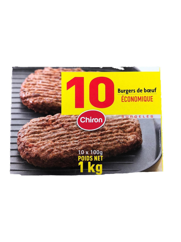 Burgers de bœuf 20%MG - Origine UE