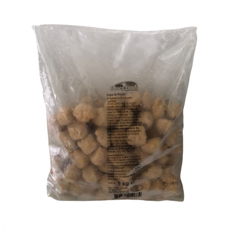 Pops de poulet pané - Origine UE