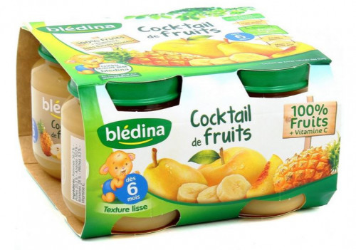 Blédina - Pots compote cocktail dès 6 mois