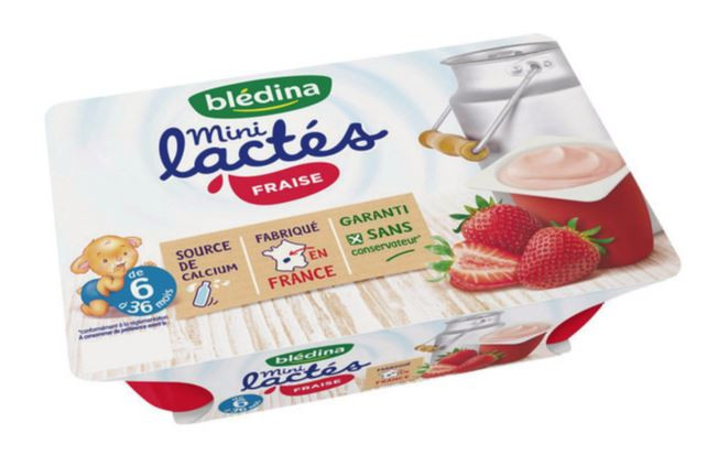 Blédina - Mini lactés fraise