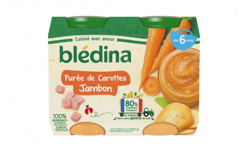 Blédina - Pot carotte jambon dès 6 mois