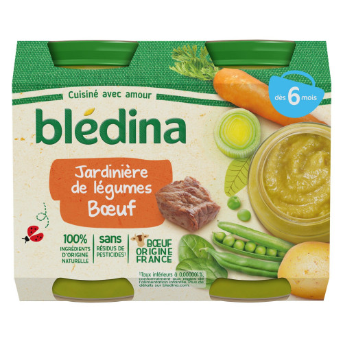 Blédina - Pot jardinière légume bœuf dès 6 mois