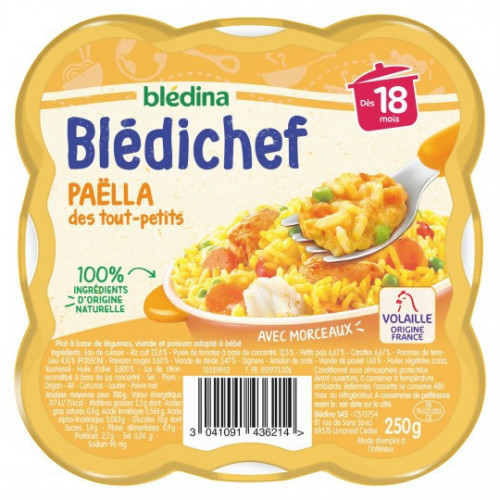Blédina - Blédichef Paëlla dès 18 mois