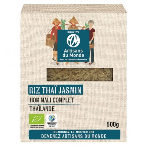 Artisans du Monde - Riz thaï Jasmin complet Hom Mali