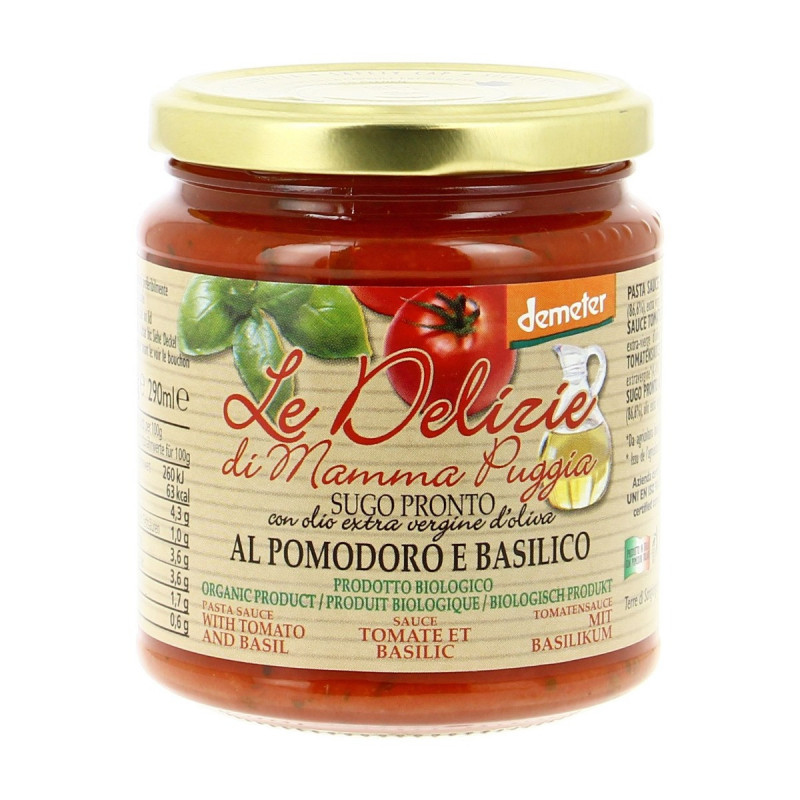 Le Delizie Di Mamma - Sauce tomate & basilic