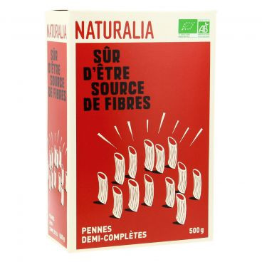 Naturalia - Penne rigate demi complètes