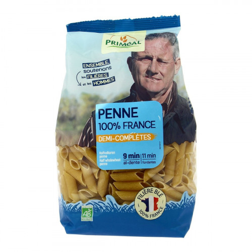 Priméal - Penne demi complètes