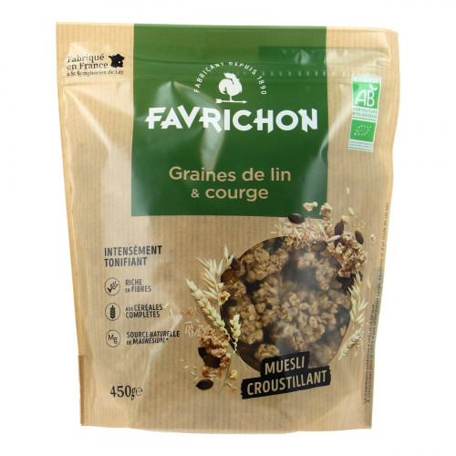 Favrichon - Muesli graines de lin & courge