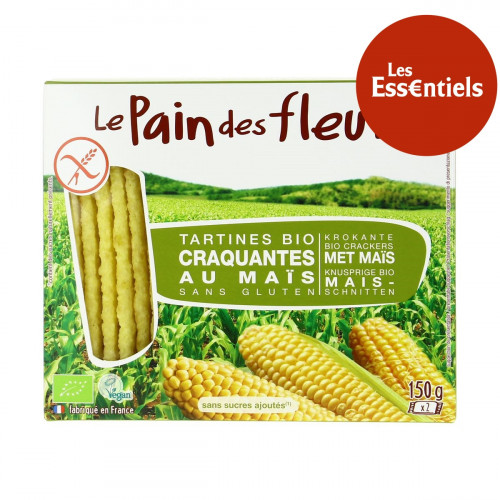 Le Pain des fleurs - Tartines au maïs & au riz sans gluten